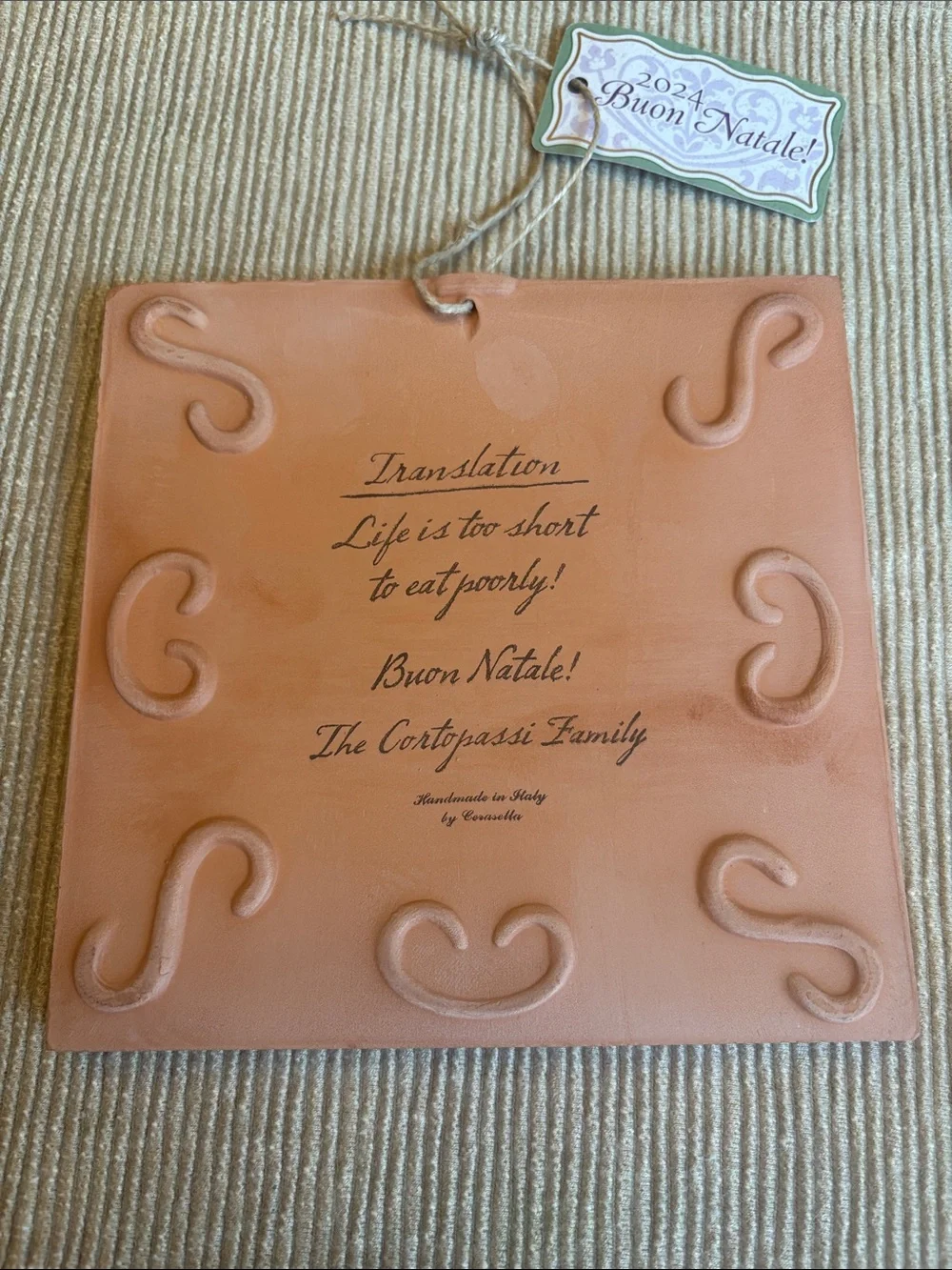 Italian Proverb Tile 